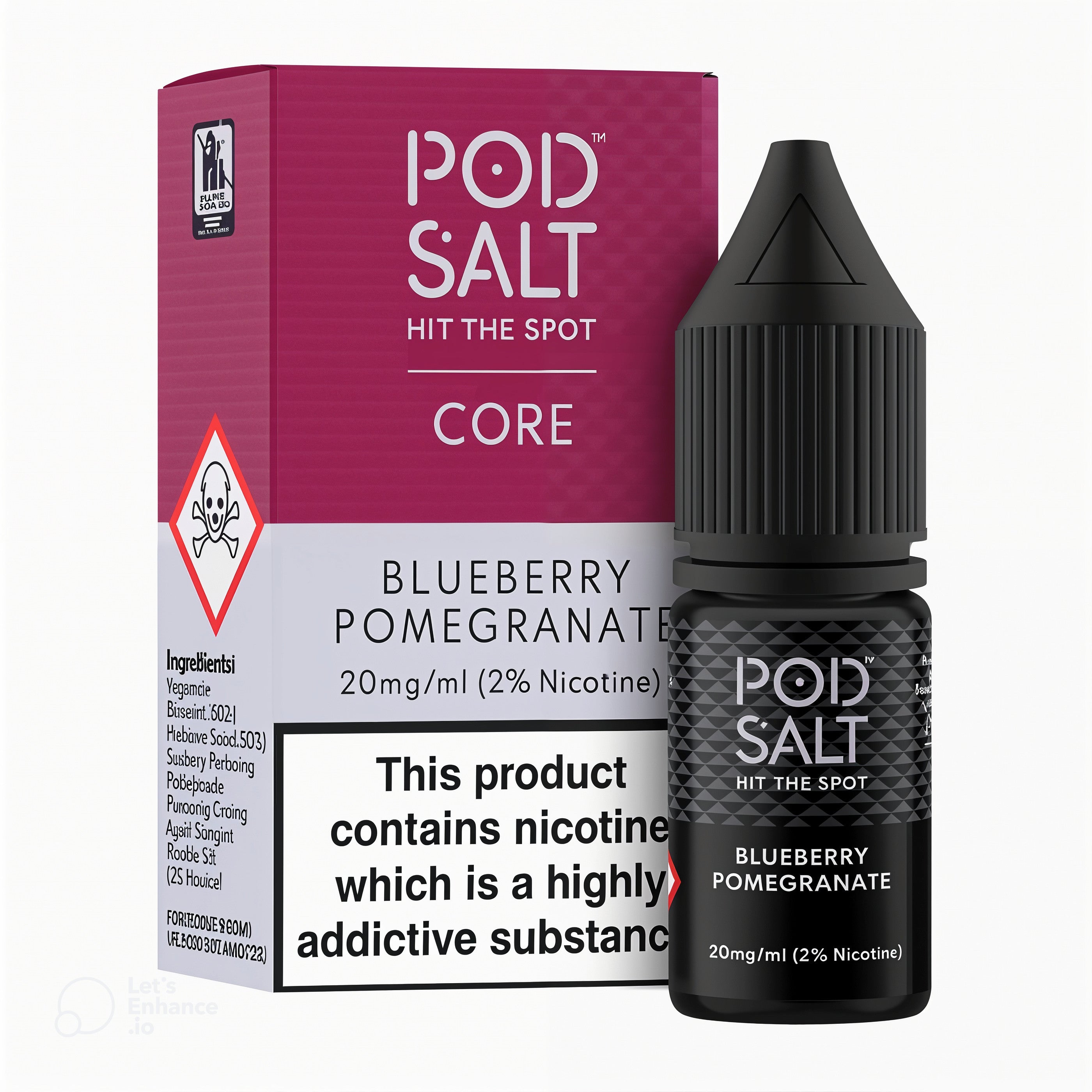 POD SALT - BLUEBERRY POMEGRANTAE - 20MG