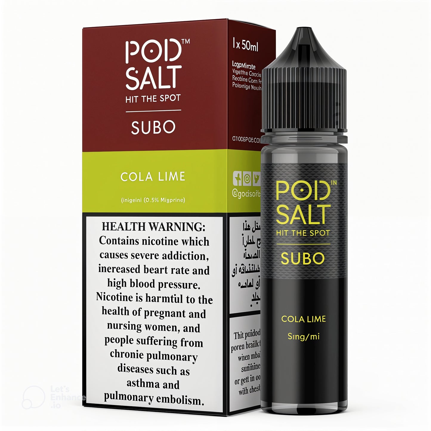 POD SALT SUBO JUICE - COLA LIME - 3MG