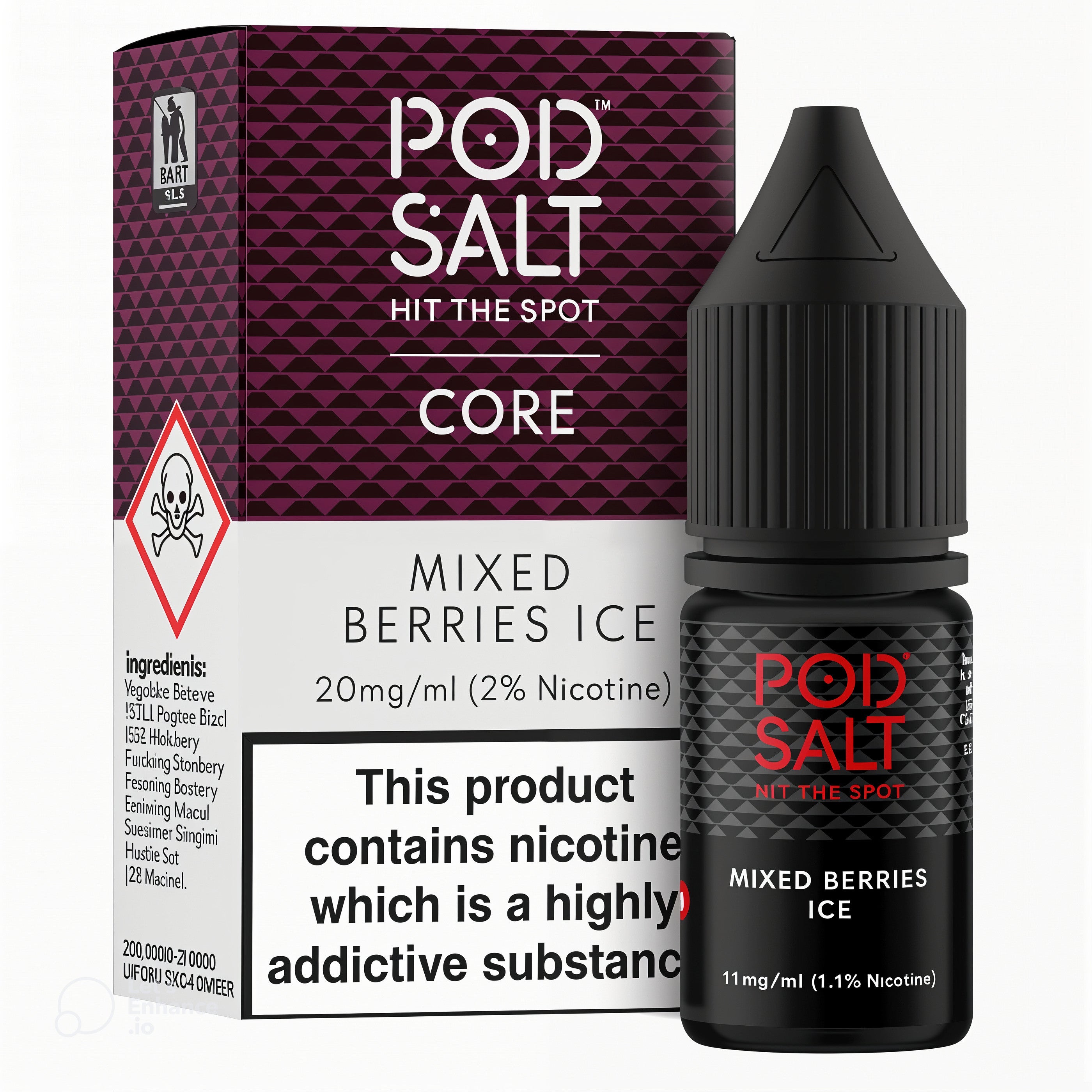 POD SALT - MIXED BERRIES ICE - 20MG