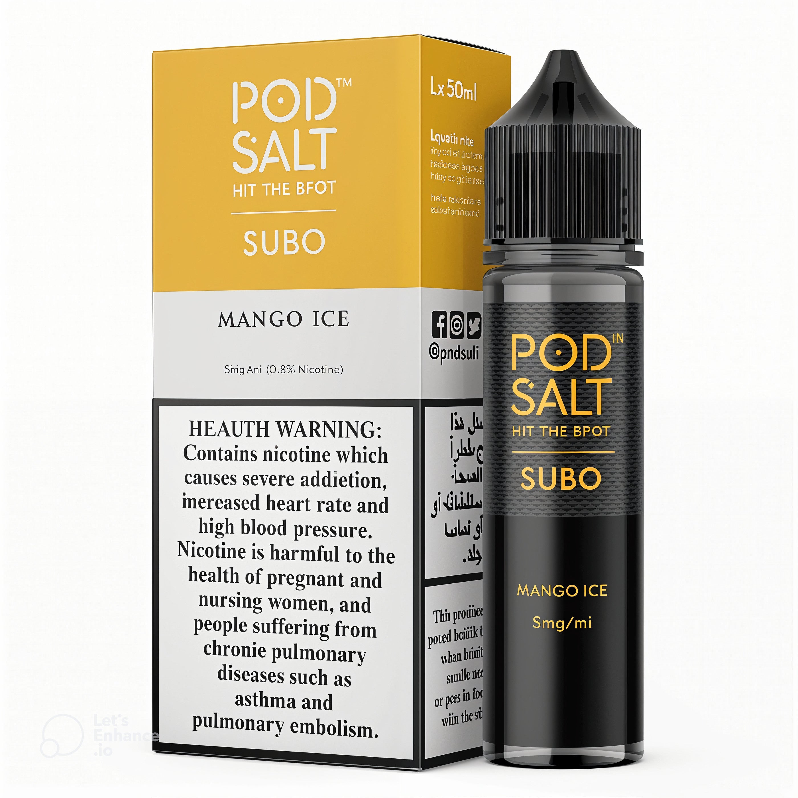 POD SALT SUBO JUICE - MANGO ICE - 3MG
