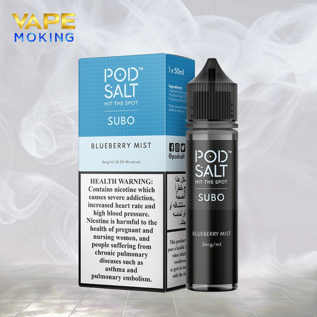POD SALT SUBO JUICE - BLUEBERRY MIST - 3MG