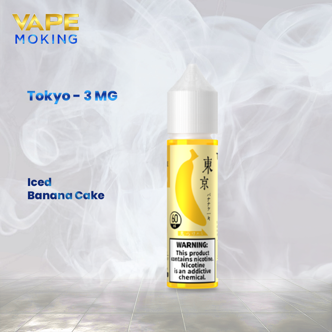 TOKYO - ICED BANANA CAKE - 3MG