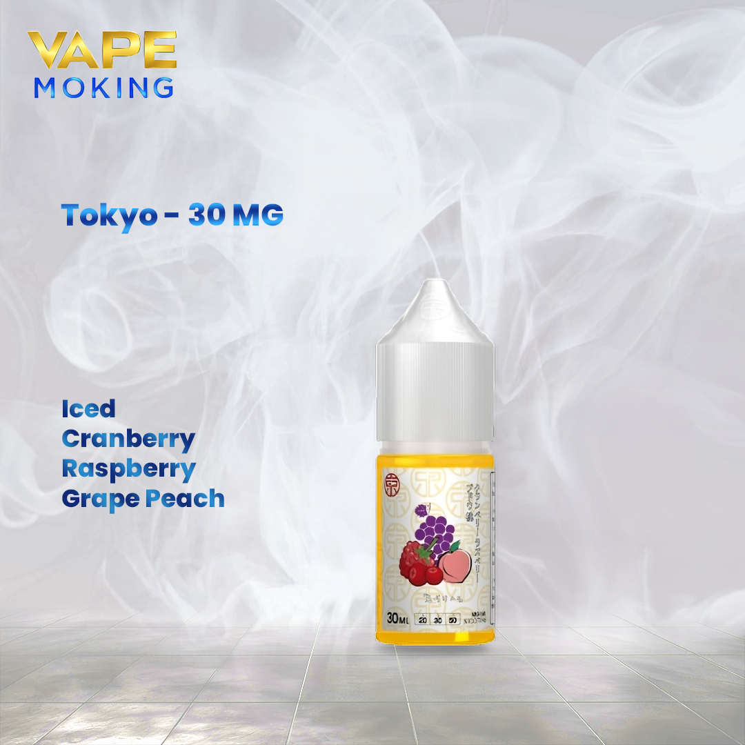 TOKYO - ICED CRANBERRY RASPBERRY GRAPE PEACH - 30MG