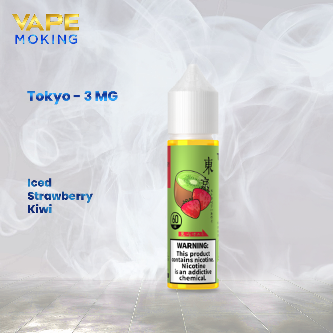 TOKYO - ICED STRAWBERRY KIWI - 3MG