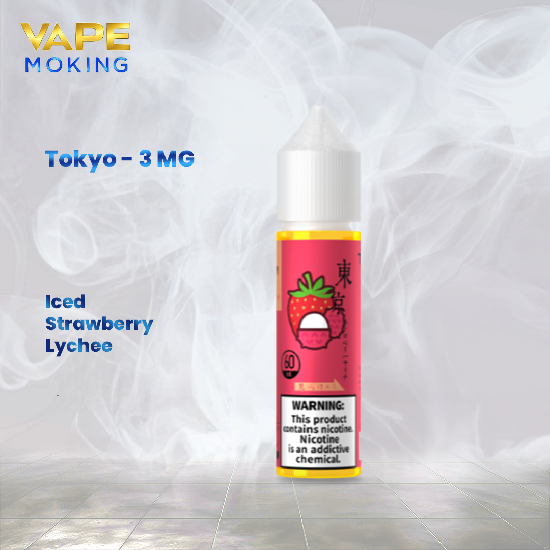TOKYO - ICED STRAWBERRY LYCHEE - 3MG