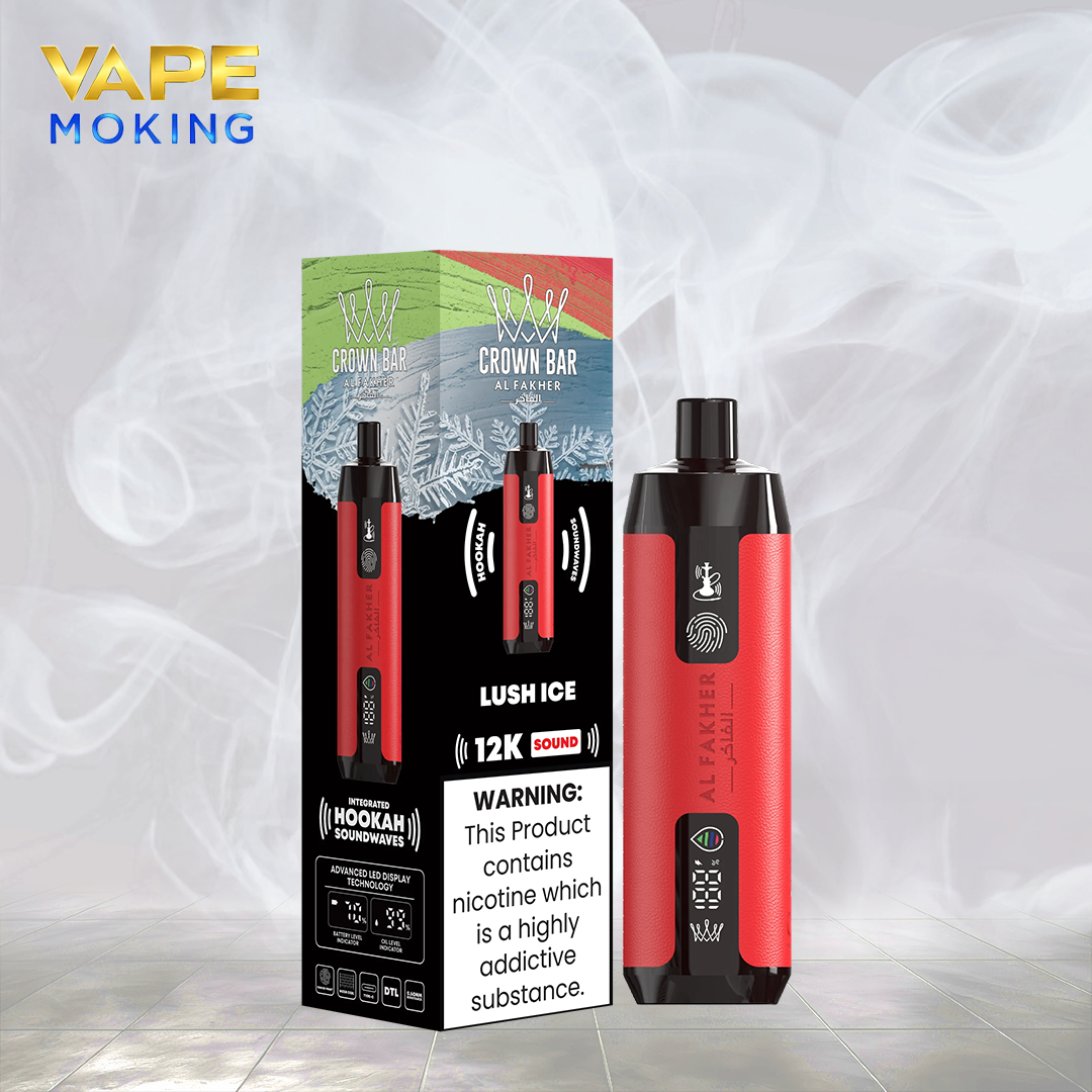 al fakher vape 12000 Al Fakher 12000 Puffs - Shisha Hookah Vape - Black Currant Ice main image 1