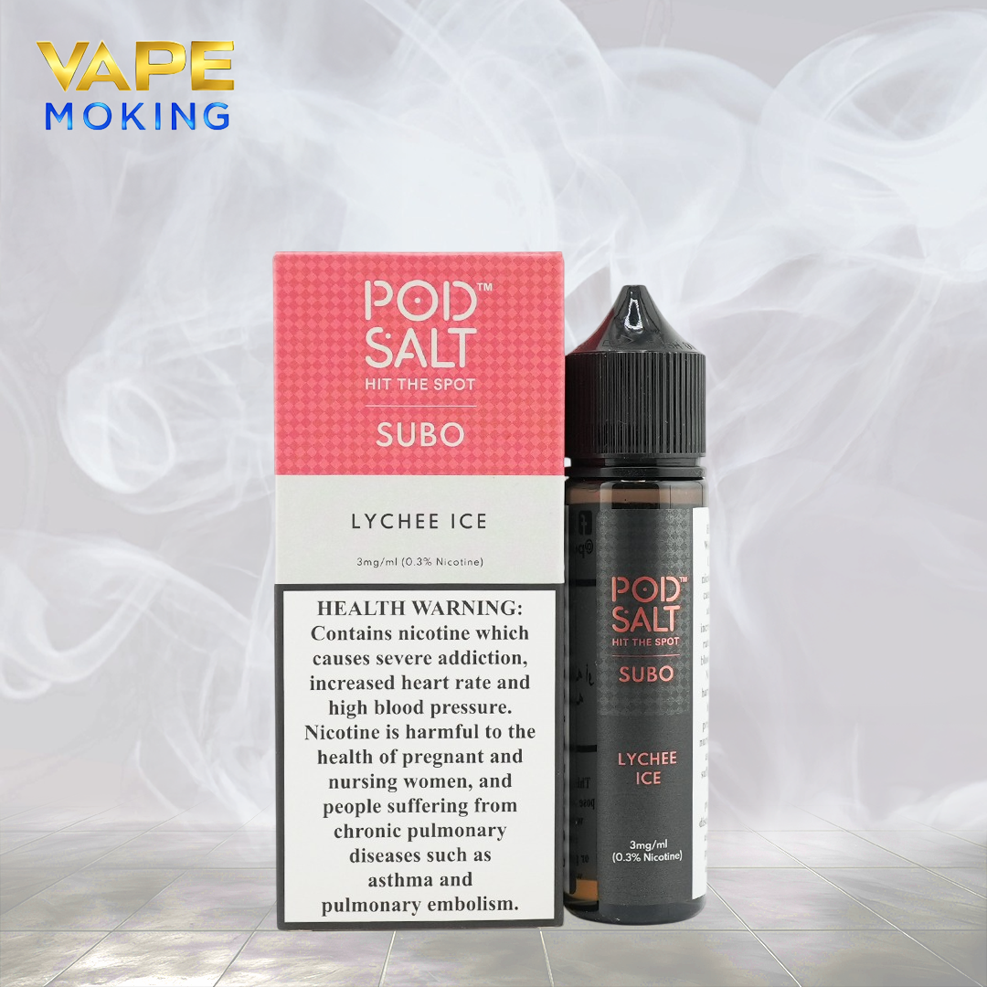 POD SALT SUBO JUICE - LYCHEE ICE - 3MG