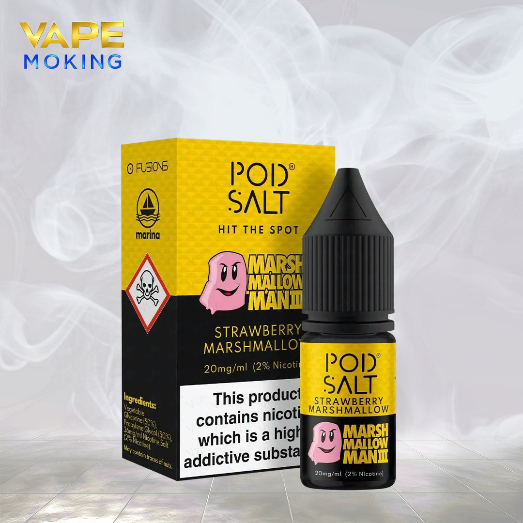 POD SALT - STRAWBERRY MARSHMELLOW - 20MG