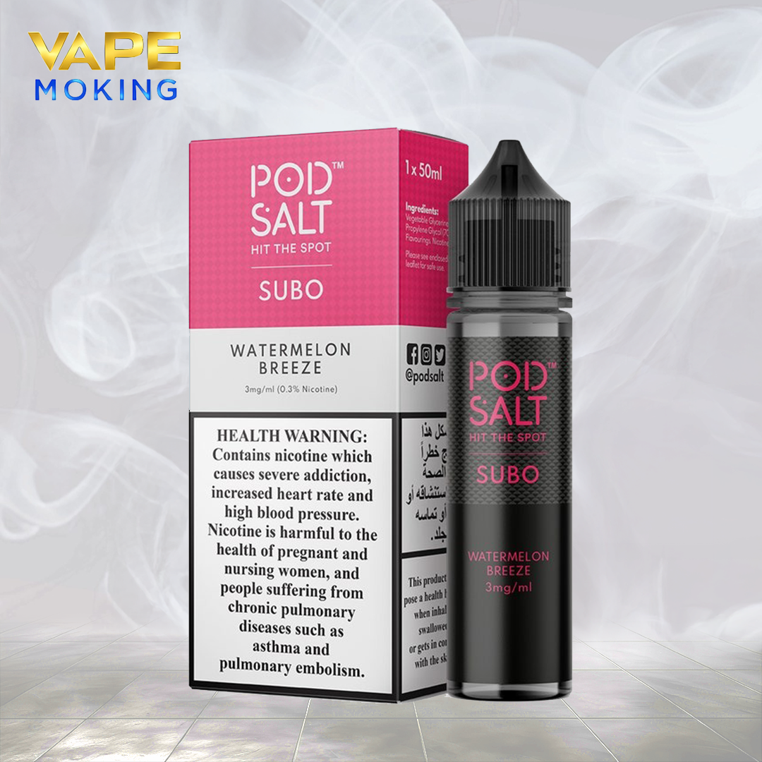 POD SALT SUBO JUICE - WATERMELON BREEZE - 3MG